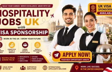Hospitality Jobs UK with Visa Sponsorship