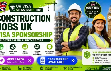 Construction Jobs UK Visa Sponsorship