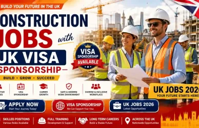Construction Jobs with UK Visa Sponsorship