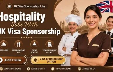 Hospitality Jobs With UK Visa Sponsorship