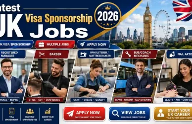 Latest UK Visa Sponsorship Jobs