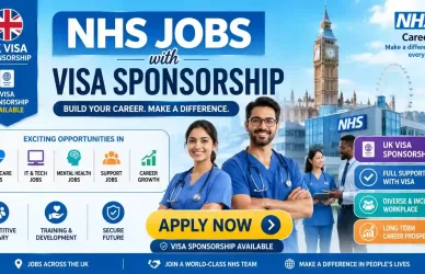 NHS jobs with visa sponsorship