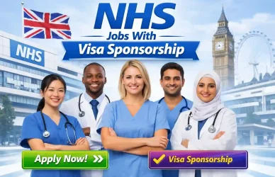 NHS sponsorship jobs UK