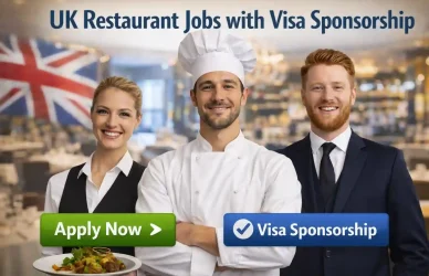 UK Restaurant Vacancies with Visa Sponsorship 2026