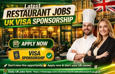 Restaurant Jobs UK Visa Sponsorship