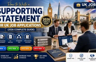 Supporting Statement for UK Job Application