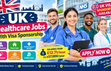 UK Healthcare Jobs With Visa Sponsorship