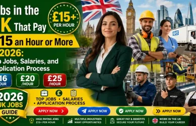UK Jobs Paying £15 Per Hour or More