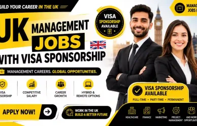 UK Management Jobs With Visa Sponsorship