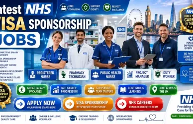 UK NHS Jobs with Visa Sponsorship