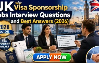 UK Visa Sponsorship Jobs 2026