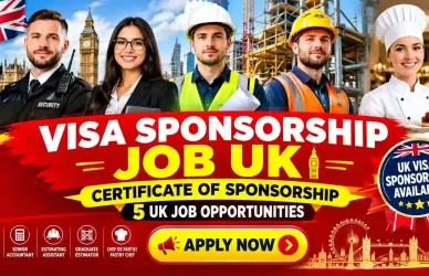 Visa Sponsorship Job UK