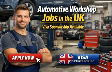UK Garage Jobs Visa Sponsorship