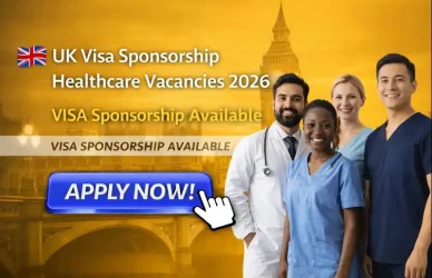 UK visa sponsorship healthcare vacancies