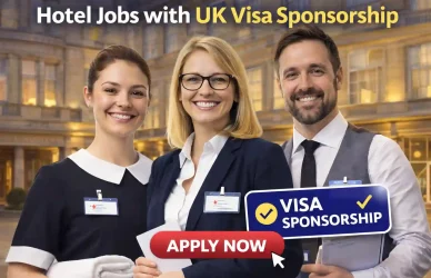 UK Hotel Vacancies with Sponsorship