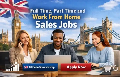 Sales Jobs with UK Visa Sponsorship