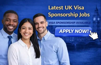 Latest UK Visa Sponsorship Jobs